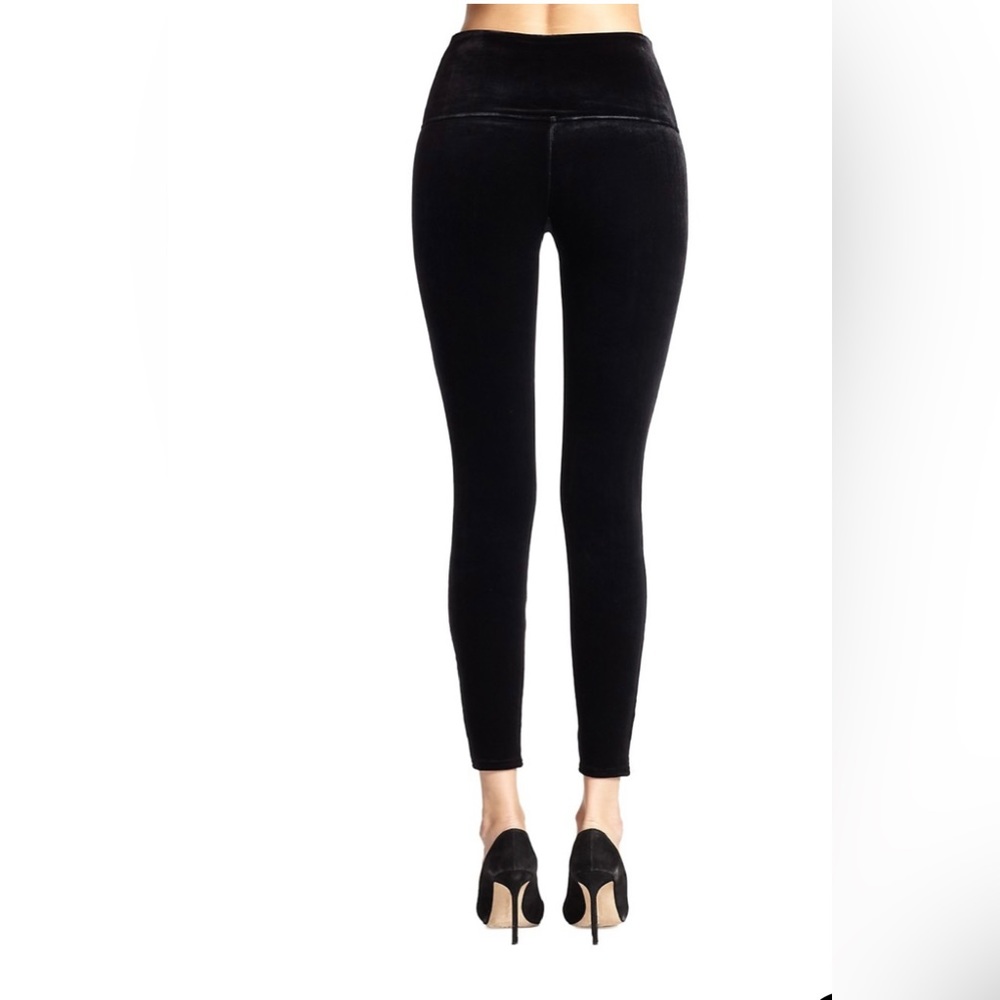 SPANX Velvet pants by Sara Blakey